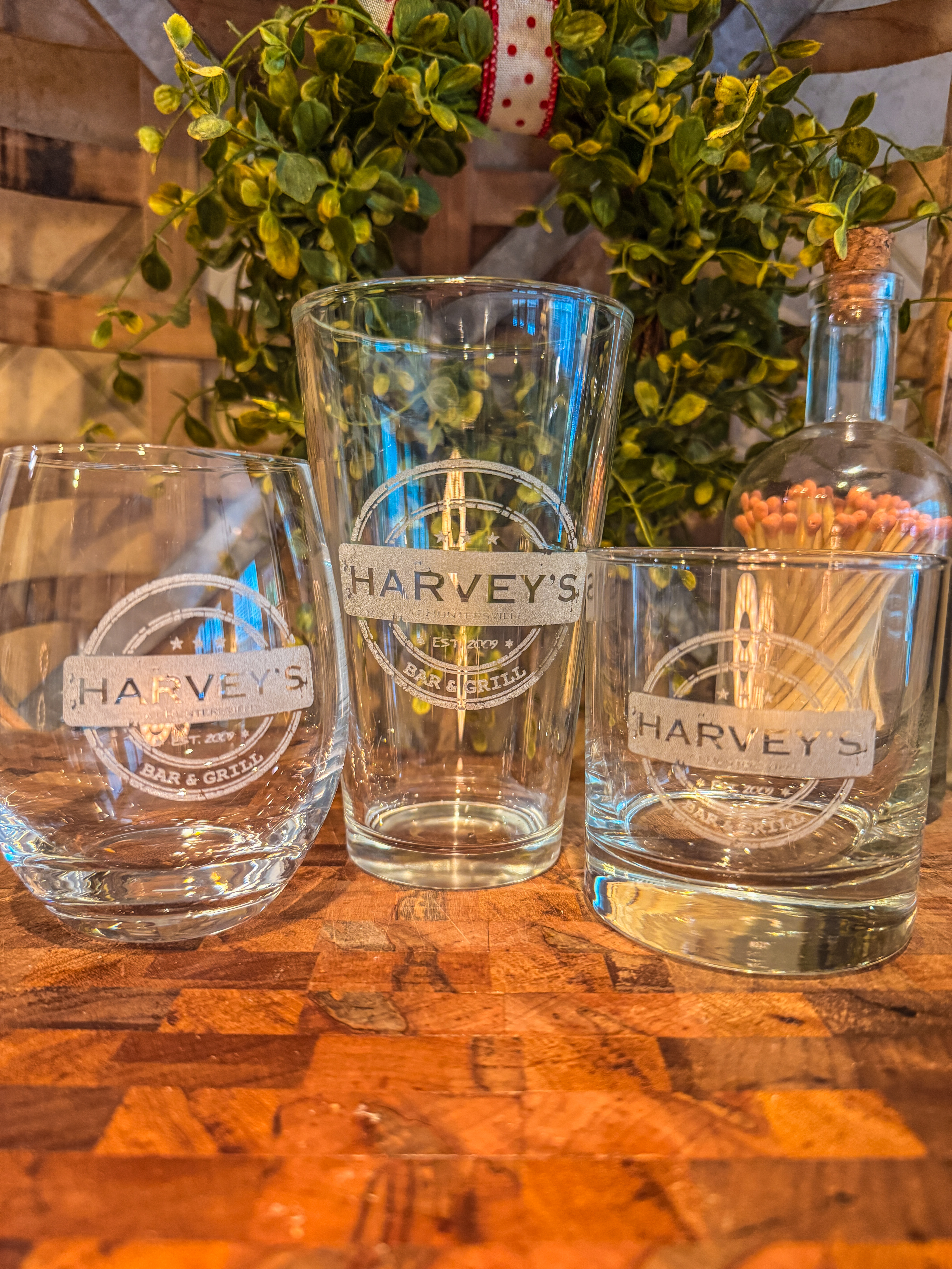 Engraved Glassware